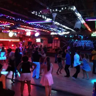 people dancing at a party