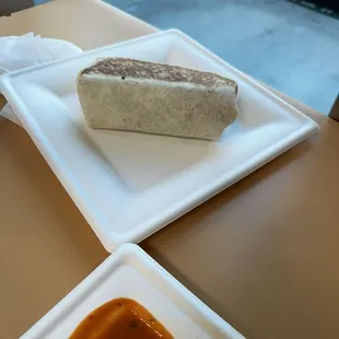 Shrimp burrito