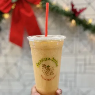 Cantaloupe Agua Frescas.