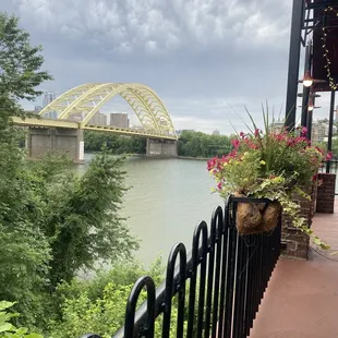 View from the restaurant