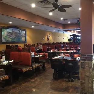 Interior of the restaurant