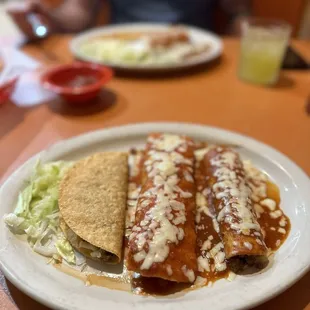 Combination number 10: beef taco, burrito, and enchilada