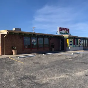 the front of the restaurant