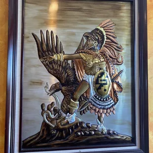 a picture of a mexican eagle