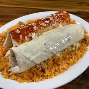 Split burrito