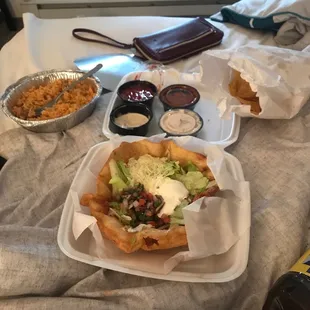 Taco Salad Mexican Rice