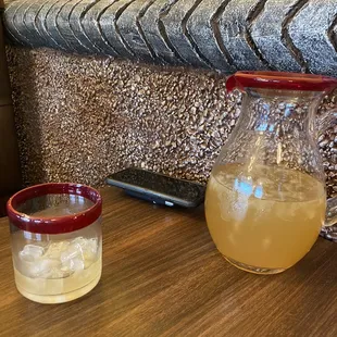 Pitcher of margaritas.