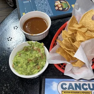 Chips chips n salsa &amp; guacamole