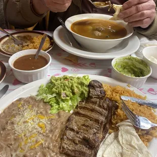 Carne asada plate ...
