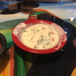 Cheese dip with Pico