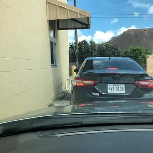 Slow drive through service