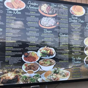 ramen and noodles, menu