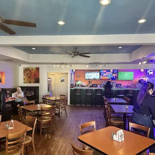 interior, sushi and sashimi