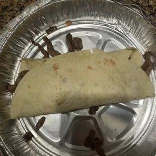 How burritos are wrapped