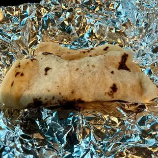 Potato and egg taco