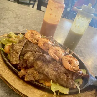 Fajitas &amp; shrimp