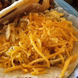 Bean egg cheese taquito