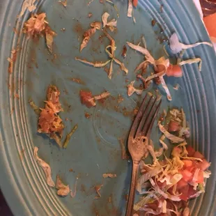 I rarely scrape .....chile rojo tostada 12/2017