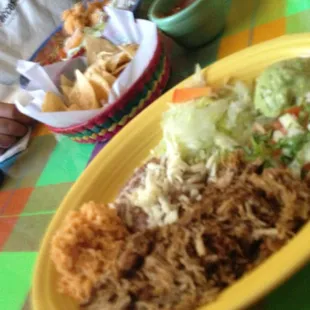 Carnitas plate