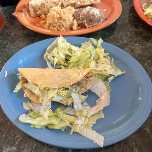 My extra chicken taco ala carte