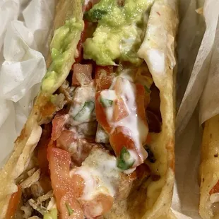 Crispy Chicken Tacos