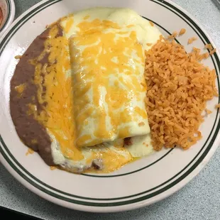 Sour cream chicken enchiladas