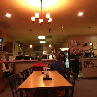 sushi and sashimi, interior