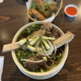 a bowl of beef noodle