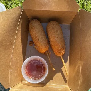 Cheesy Corn Dogs