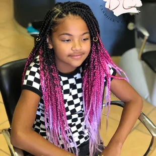 Kids box braids