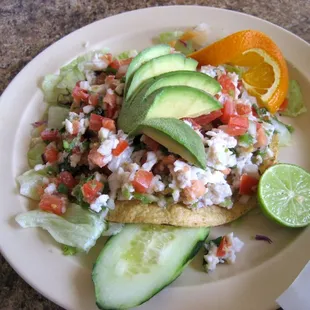 Ceviche Tostada