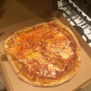 It slid a bit, crust paper thin.