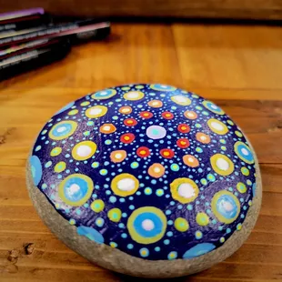 Decided to try their rock painting bundle while I waited for my candle to dry - took about 30 mins!