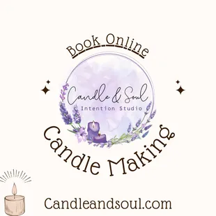 Book online at candleandsoul.com