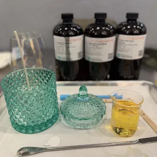 I chose 3 scents for my candle- Orange Blossom, Tonka &amp; Oud and something Redwoods.