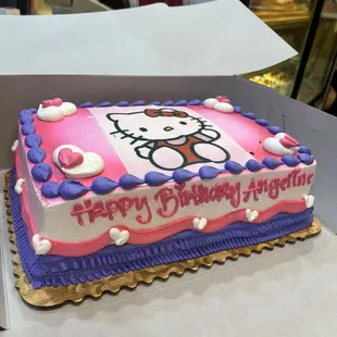 Hello kitty cake