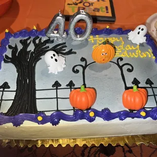 Tres leches based Birthday cake