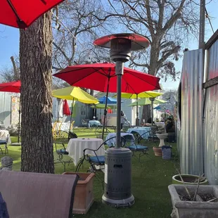 More outdoor seating