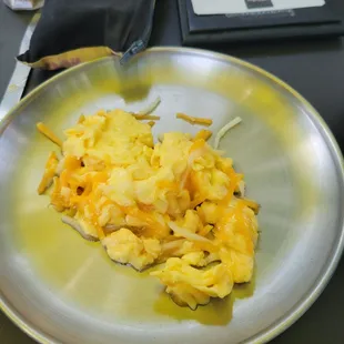 2 eggs with cheese