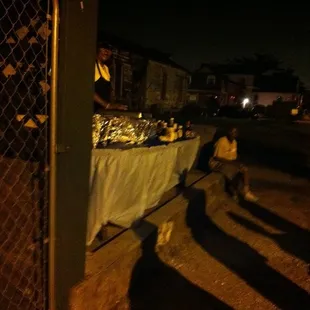 gumbo, burgers, ribs, pork chops