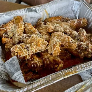 Crispy-Hot-Parmesan Wings