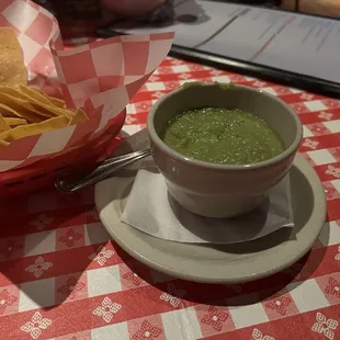 Their famous guacamole dip
