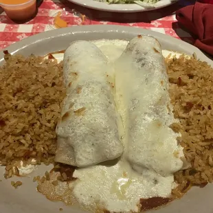 Chicken enchiladas
