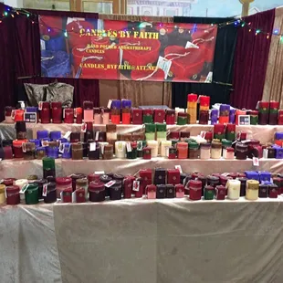 Set up at our annual Christmas fair at Nevada county fairgrounds Grass Valley.