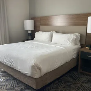 Moderately comfortable queen