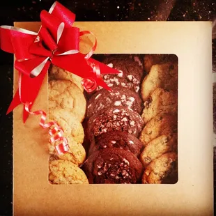 Holiday cookies box