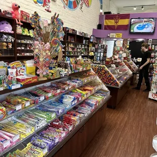 a candy shop filled with lots of candy