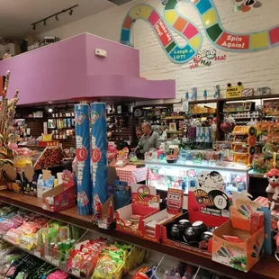 a candy shop filled with lots of candy