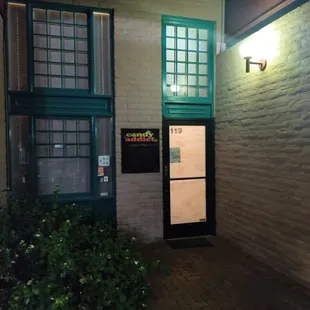 That is the exit from the rear of the shop.