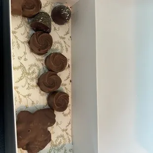 The chocolates we purchased